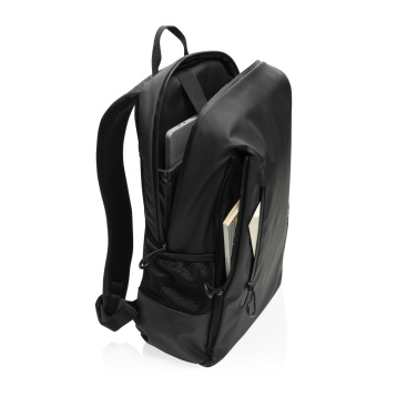 Logotrade promotional merchandise photo of: Lima Aware™ RPET water resistant 15.6 laptop backpack